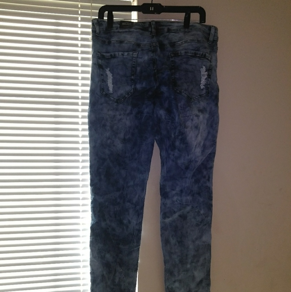 Blue denim pants